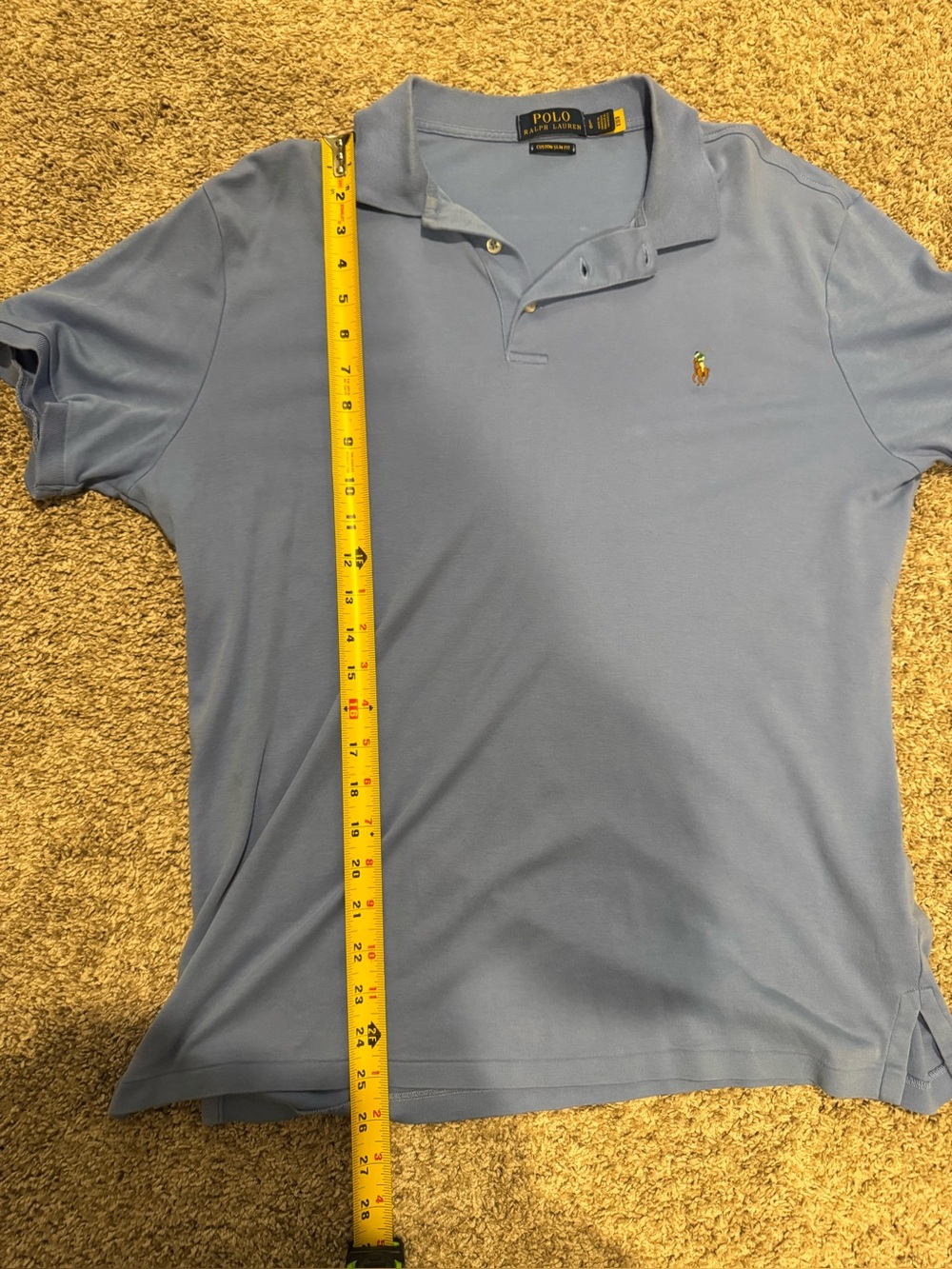 Men’s L Polo custom slim fit